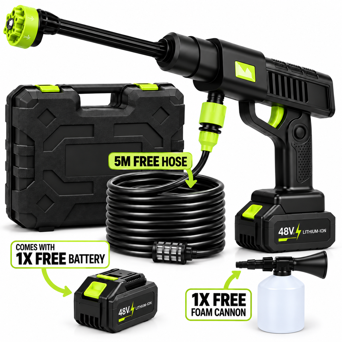 Orbit Cordless Pressure Washer