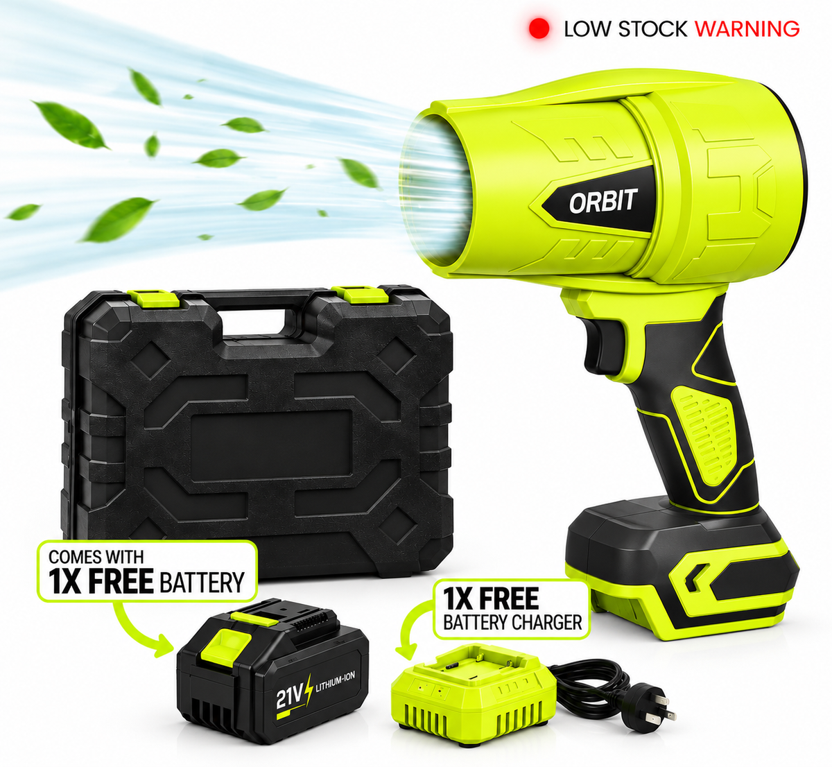 Orbit Cordless Leaf Blower