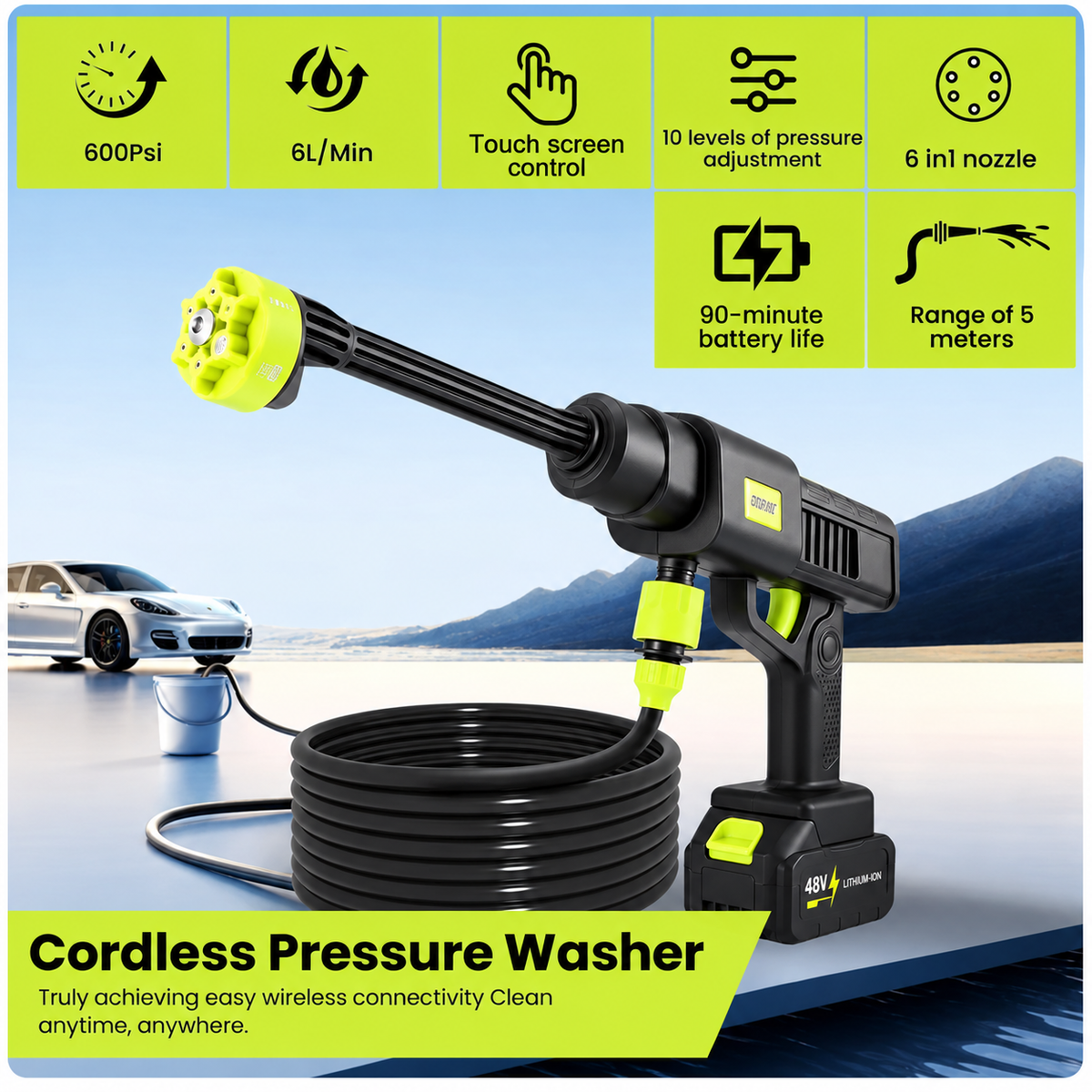 Orbit Cordless Pressure Washer