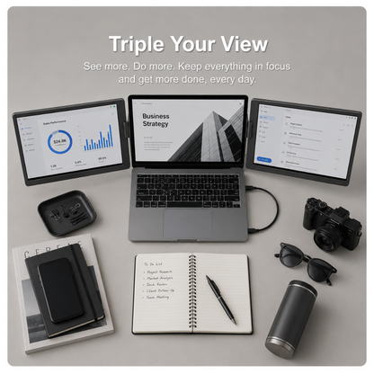 Orbit Tri-screen 14" Laptop Screen Extender