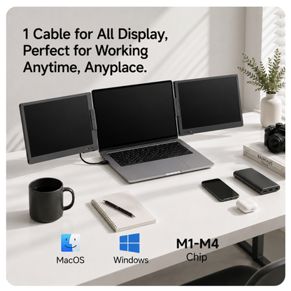 Orbit Tri-screen 14" Laptop Screen Extender
